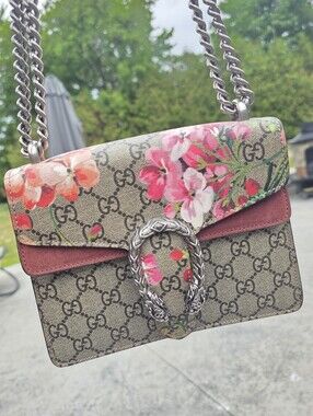 Gucci Dionysus Blooms GG Supreme Mini Chain Shoulder Bag – Authenticated